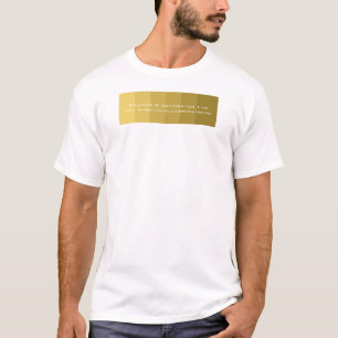T-shirt Gold Ombre Stripes, Peintre & Décorateur Advert