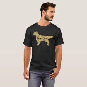 T-shirt Gold Parties scintillant Golden Retriever T-shir
