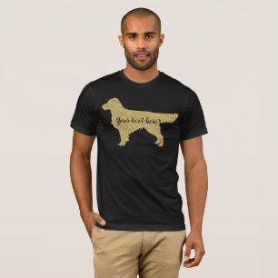 T-shirt Gold Parties scintillant Golden Retriever Votre