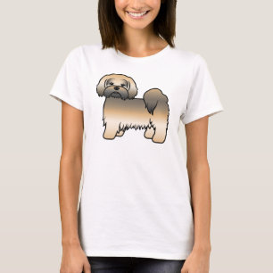 T-shirt Gold Sable Lhasa Apso Joli chien de dessin