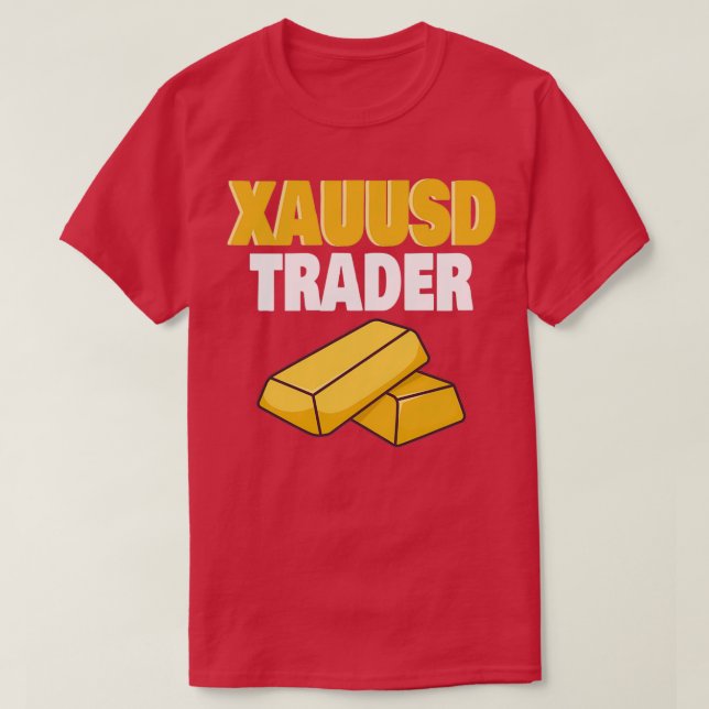 T-shirt Gold Trader Forex Trader XAUUSD Trader 2 (Design devant)
