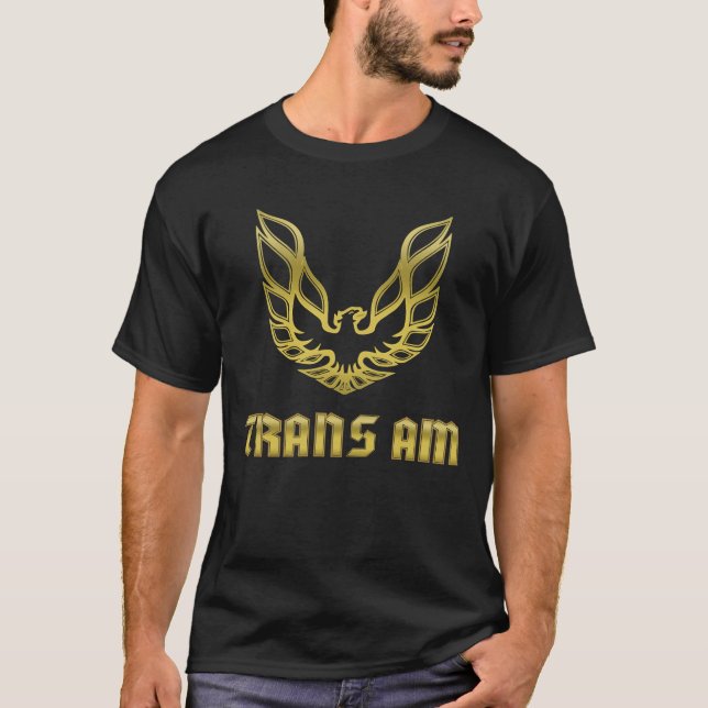 T-Shirt Gold Trans Am - Firebird - Aigle (Devant)