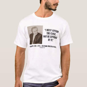 T-shirt Golda Meir I doit régir la citation d'horloge