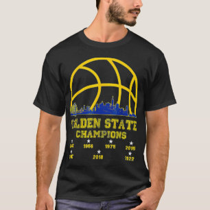 T-shirt Golden 2022 Basketball Pour Hommes Femmes Guerrièr