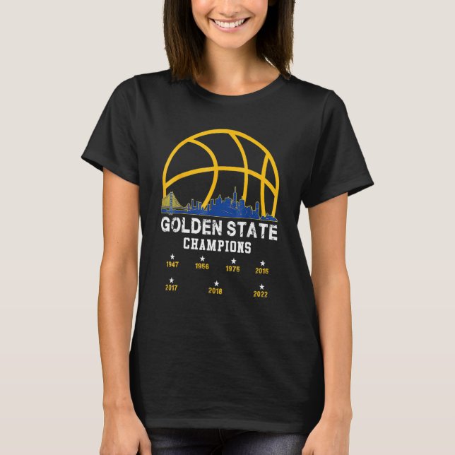 T-shirt Golden 2022 Basketball Pour Hommes Femmes Guerrièr (Devant)