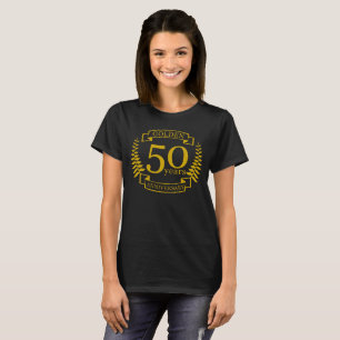 T-shirt Golden 50 Years Mariage Anniversaire 50 all