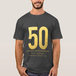 T-shirt Golden 50e anniversaire de Mariage Parti personnal