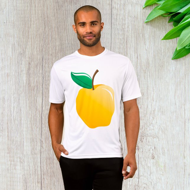 T-shirt Golden Apple Bright Yellow Fruit (Créateur téléchargé)