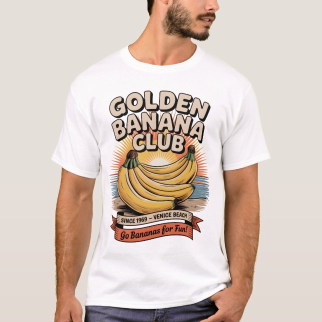 T-shirt Golden Banana Club (Devant)