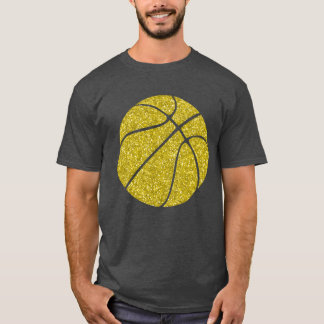 T-shirt Golden Basketball Ball Bball Sports Streetball nba