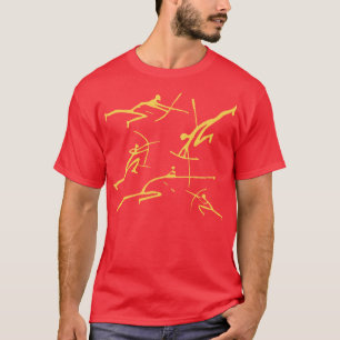 T-shirt Golden Bowmen Minimaliste Paléolithique Grotte Art