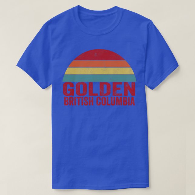 T-shirt Golden British Columbia 1 (Design devant)