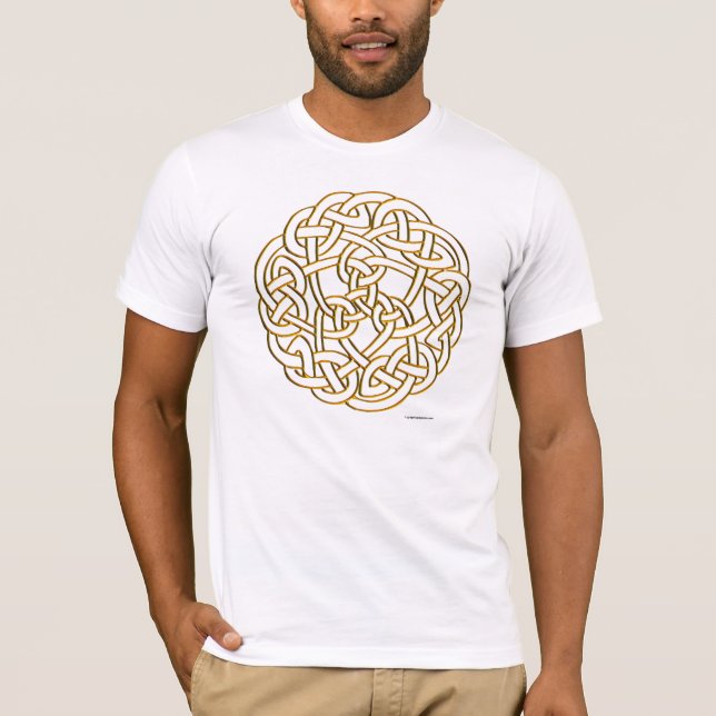 T-shirt Golden Celtic Knot (Devant)