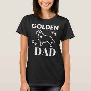 T-shirt Golden Dad Vector Golden Retriever