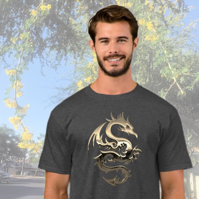 T-shirt Golden Dragon (Créateur téléchargé)
