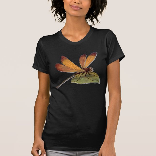 T-shirt Golden Dragonfly (Devant)