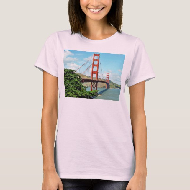 T-shirt Golden gate bridge à San Francisco (Devant)