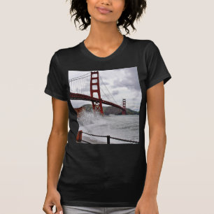 T-shirt Golden gate bridge à San Francisco vue du fort