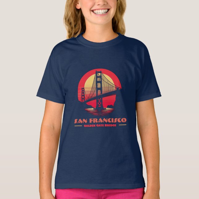T-shirt Golden Gate Bridge San Francisco Californie USA (Devant)