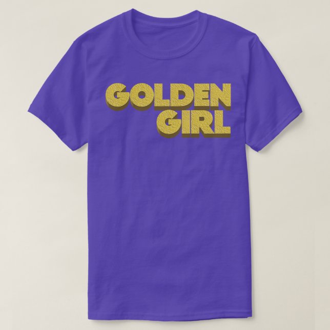 T-shirt Golden Girl Retro 80s esthétique (Design devant)