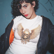 Golden Gothique Crâne Sigile de l'Ascension