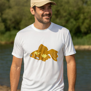 T-shirt Golden Guppy Fish Cute Tropical Aquarium Fish