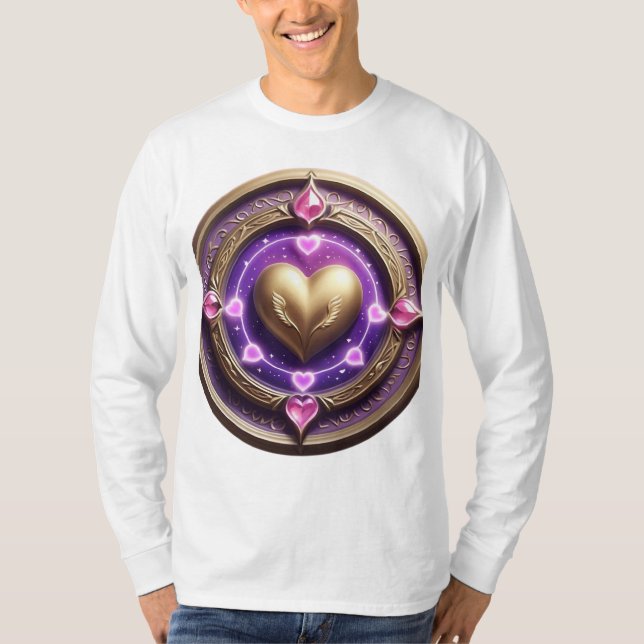 T-shirt Golden Heart Mandala (Devant)