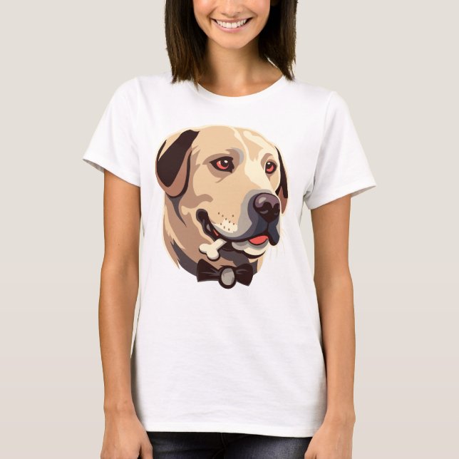 T-shirt Golden Labrador Retriever Chien (Devant)