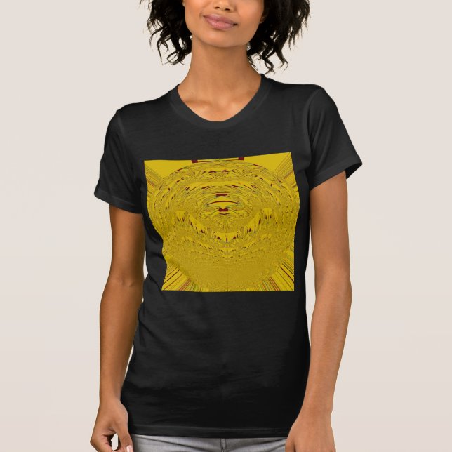 T-shirt Golden Lion Head Art (Devant)
