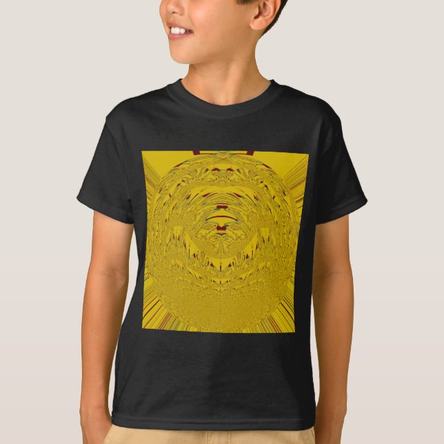 T-shirt Golden Lion Head Art (Devant)