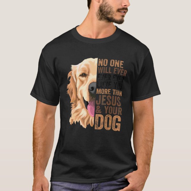 T-shirt Golden Personne Ne T'Aidera Plus Que Jésus Et Toi (Devant)