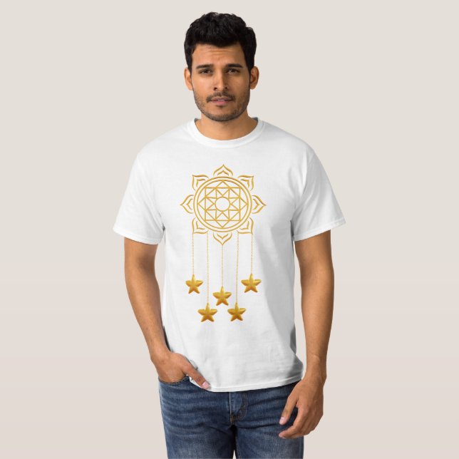 T-shirt Golden Ramadan Vibes Happy Ramadan Kareem (Devant entier)