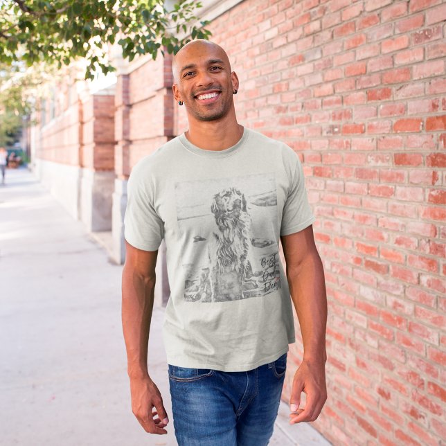 T-shirt Golden Retriers Art meilleur papa jamais (Créateur téléchargé)