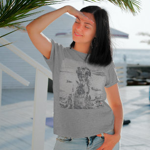 T-shirt Golden Retriers Art Meilleure maman jamais