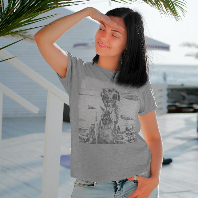 T-shirt Golden Retriers Art Meilleure maman jamais (Créateur téléchargé)