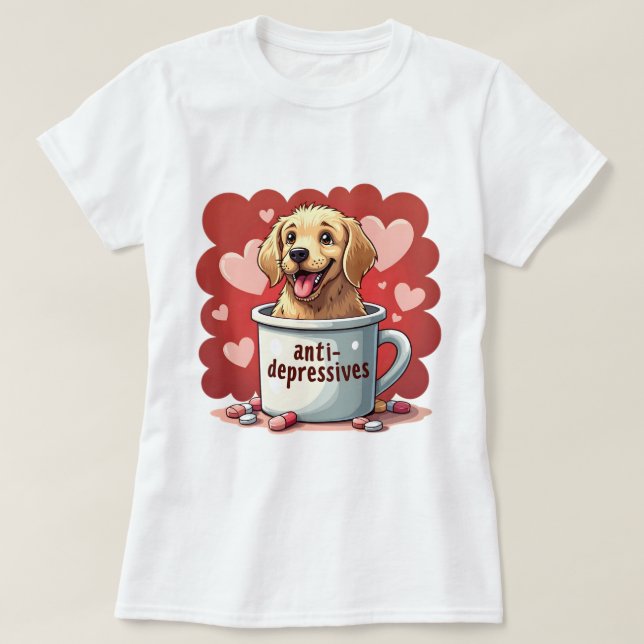 T-shirt Golden Retriever (Design devant)