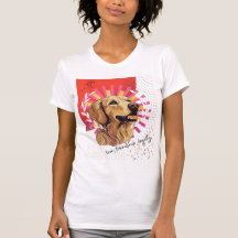 T-shirt Golden retriever