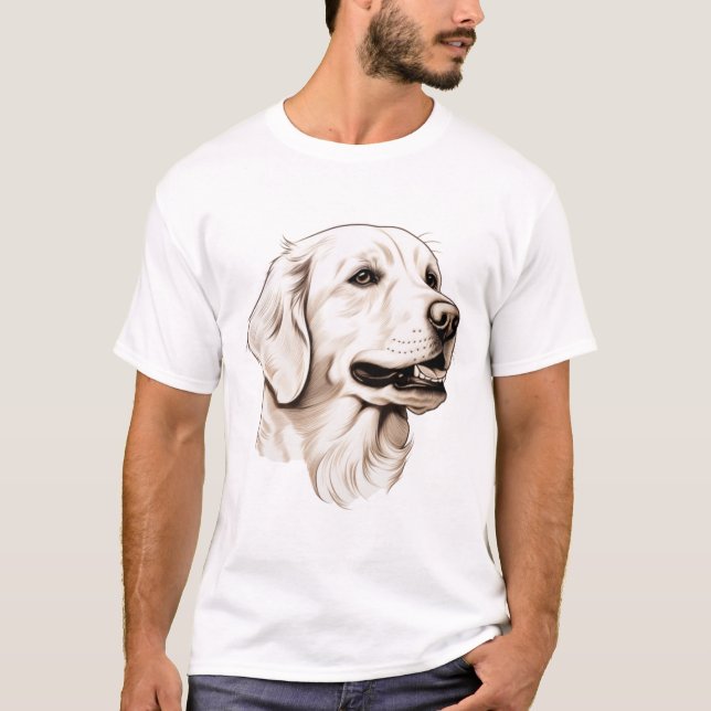T-shirt Golden Retriever 2 (Devant)