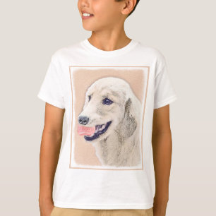 T-shirt Golden Retriever avec Tennis Ball Peinture Chien A