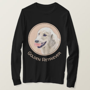 T-shirt Golden Retriever avec Tennis Ball Peinture Chien A