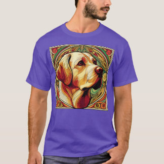 T-shirt Golden Retriever Chérie Bien-Aimée De Style Art No