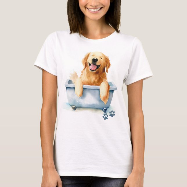 T-shirt Golden Retriever Chien (Devant)