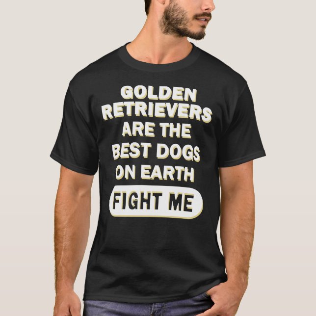 T-shirt Golden Retriever Chien Chiot Propriétaire de Chiot (Devant)