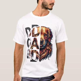 T-shirt Golden Retriever Chien Papa - Loyal & Love Compani
