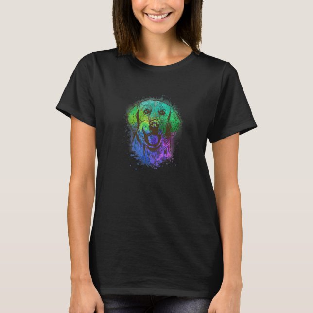 T-shirt Golden Retriever Clothes For Retriever Mom Golden  (Devant)