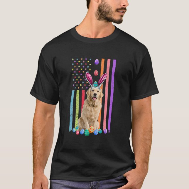 T-shirt Golden Retriever Dog (Devant)