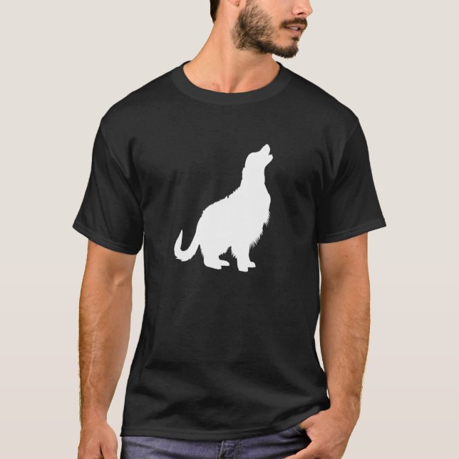 T-shirt Golden Retriever Dog  Mom Dad Pet Cute  Puppy (Devant)