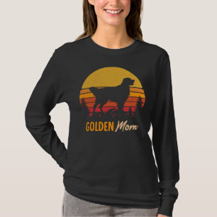 T-shirt Golden Retriever Dog Mom Vintage Retro 277