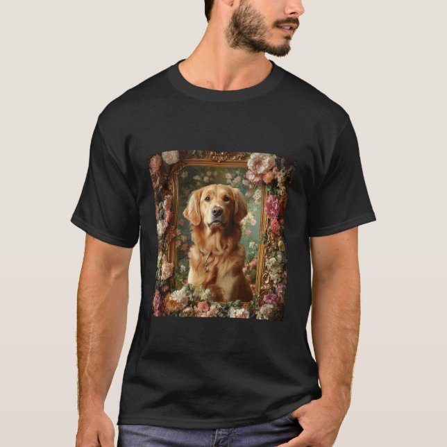 T-shirt Golden Retriever drôle (Devant)