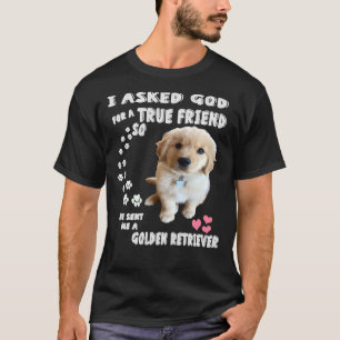 T-shirt Golden Retriever Golden Retriever mignon Golden Re